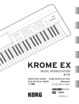 Korg KROME EX Guía de inicio rápido