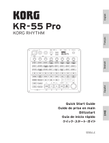 Korg KR-55 Pro Guía de inicio rápido