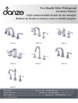 Gerber Opulence Two Handle Mini-Widespread Lavatory Faucet PVD Manual de usuario