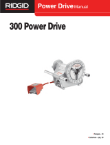 RIDGID 300 Power Drive Manual de usuario