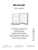 Groupe Brandt UFB1000E El manual del propietario
