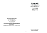 Groupe Brandt FB2000E Manual de usuario