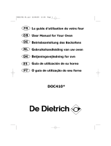 De Dietrich DOD1198X El manual del propietario