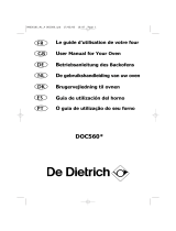 De Dietrich DOC560XE1 El manual del propietario