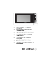 De Dietrich DME320BE1 El manual del propietario