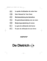 De Dietrich DOP470XE1 El manual del propietario