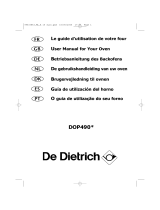 De Dietrich DOP490XE1 El manual del propietario