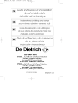 De Dietrich DTI313JE1 El manual del propietario