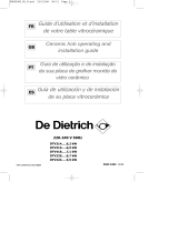 De Dietrich DTV418XE1 El manual del propietario