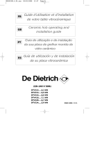 De Dietrich DTV316XE1 El manual del propietario