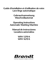 Brandt WFH1670K El manual del propietario