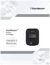 Stairmaster OpenHub 10 Inch Touchscreen Console El manual del propietario