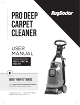 RugDoctor Pro Deep Commercial Carpet Cleaner Manual de usuario