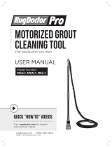 RugDoctor Motorized Grout Cleaning Tool El manual del propietario
