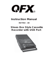 QFX RETRO-39 Manual de usuario