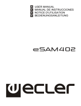 Ecler eSAM402 Manual de usuario