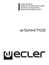 Ecler eSAM702 Manual de usuario