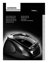 Siemens Vacuum Cleaner El manual del propietario