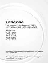 Hisense AP1019CW1G Manual de usuario