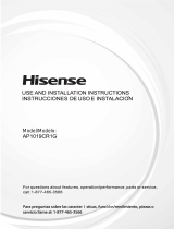 Hisense AP1019CR1G Guía de instalación