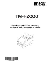 Epson TM-H2000 Manual de usuario