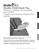 Evenflo Stroller Child Snack Tray Manual de usuario