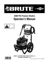 Brute 2500 PSI Pressure Washer Manual de usuario
