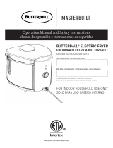 Masterbuilt BUTTERBALL MB23015018 Manual de usuario