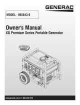 Generac XG4000 0058430 Manual de usuario