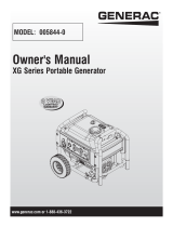 Generac XG4000 005844R0 Manual de usuario