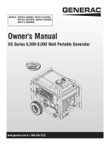 Generac XG6500 0057960 Manual de usuario