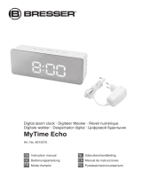 Bresser MyTime Echo Alarm Clock El manual del propietario
