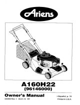 Ariens A160H22 (96146000400) El manual del propietario