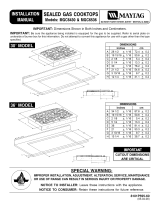 Maytag MGC6536BDW20 Guía de instalación