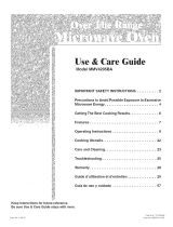 Maytag MMV4205BAQ - 2.0 cu. Ft. Microwave El manual del propietario