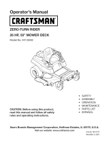 Craftsman 247250020 El manual del propietario