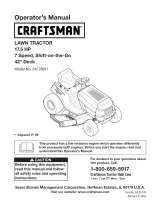 Craftsman Lawn Mower 247.28911 Manual de usuario