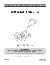 MTD 400 Series El manual del propietario