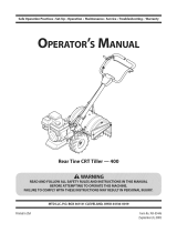 MTD 400 Series El manual del propietario