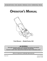 MTD 11A-544A031 El manual del propietario