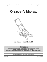 MTD 11A-542Q724 El manual del propietario