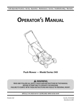 MTD 54M El manual del propietario