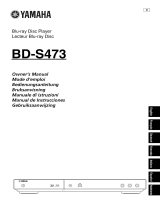 Yamaha BD-S473 El manual del propietario
