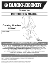 Black & Decker BV3600 TYPE 2 El manual del propietario