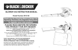 Black & Decker BV3100 TYPE 1 El manual del propietario