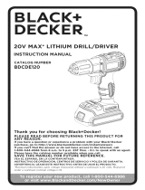 Black & Decker BDCDE120C TYPE 1 El manual del propietario