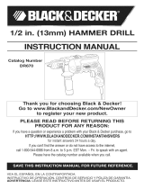 Black & Decker DR670 TYPE 1 El manual del propietario