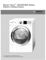 Bosch WTVC533CUS/09 El manual del propietario