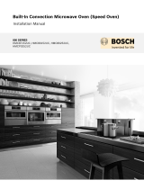 Bosch 800 SERIE Guía de instalación