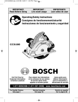 Bosch CCS180B El manual del propietario